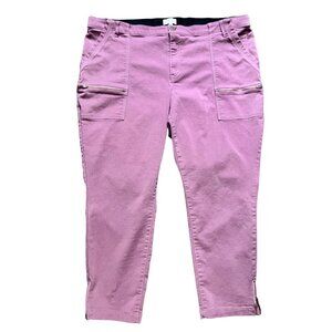 Molly & Isadora Pink Capris Size 22